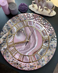 Pink Allure – The Elegant Resin & Glass Timepiece